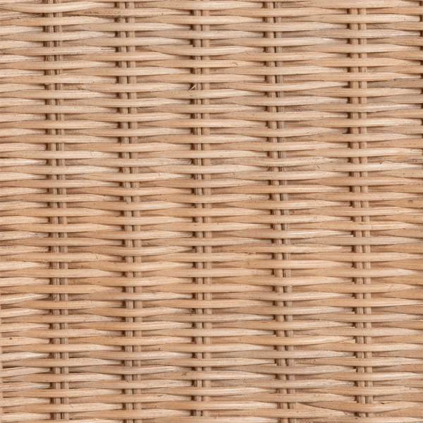 bali & pari Brooks Natural Rattan 3-Tier Storage Shelf