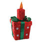 Northlight Seasonal 20in. Pre-Lit Red & Green Gift Box w/ Candle - image 2