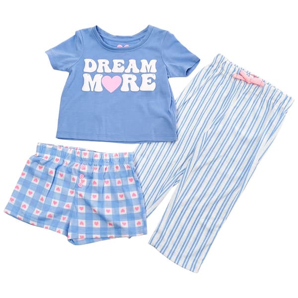 Toddler Girl Freestyle Revolution Dream More 3pc. Pajama Set - image 