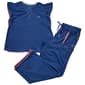 Womens Ocean Pacific Ruffle Sleeve Pointelle Pajama Set - image 1