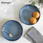 Sango Resona Blue/Black Large Ceramic Serving Bowl - Set of 2 - image 9