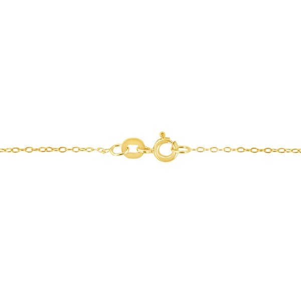 Haus of Brilliance Yellow Gold over Silver Diamond Pendant