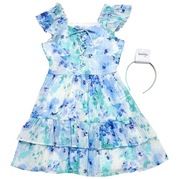 Girls (7-16) Speechless® Flutter Sleeve Tie Front Dress