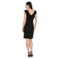 Womens R&M Richards Sleeveless Rhinestone Trim Sheath Dress - image 2