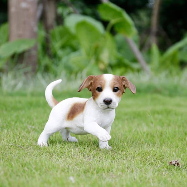 Hi-Line Gift Jack Puppy Playing Garden Statue