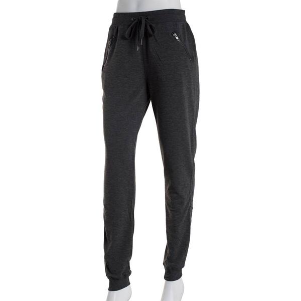 Womens Sweater Project French Terry Joggers with Zip Pocket - image 