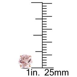 Gemstone Classics™ 10kt. Rose Gold Morganite Earrings