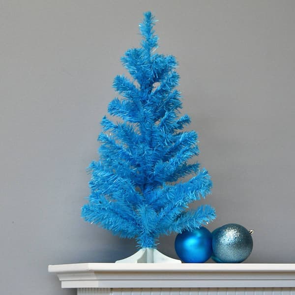 National Tree 2ft. Light Blue Christmas Tree