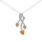 Haus of Brilliance Sterling Silver Yellow Citrine Pendant - image 1