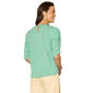 Womens Democracy Ruched Sleeve Back Keyhole Blouse - image 2