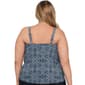 Plus Size TrimShaper Tonga Tiles Lena Tankini Swim Top - image 2