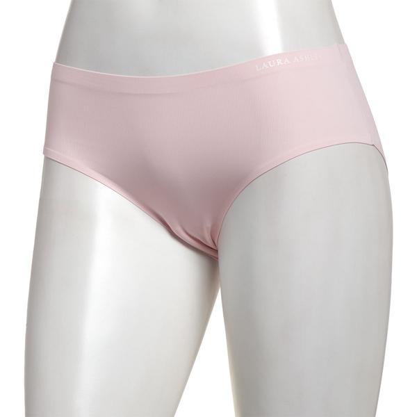 Womens Laura Ashley(R) Ribbed Nylon Hipster Panties - LS8444AQ - image 