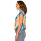 Womens Democracy Cap Sleeve Bubble Hem Abstract Blouse - image 3