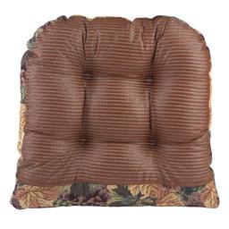 Klear Vu The Gripper® 2pc. Cabernet Tufted Chair Cushions Set