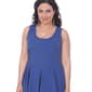 Plus Size White Mark Crystal Sleeveless Solid Fit & Flare Dress - image 3