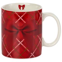 Kennedy Plaid Bow Mug