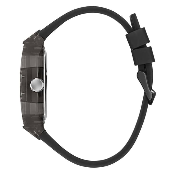 Mens Guess Multi Function Silicone Watch - GW0499G14