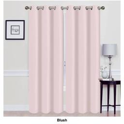 J&V Textiles Madonna Blackout Grommet Curtain Panels