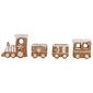 Northlight Seasonal 17.75in. Frosted Gingerbread Train Decor - image 1
