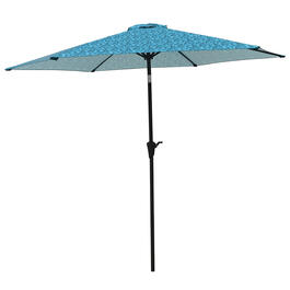 9ft. Hand Crank & Tilt Metal Patio Umbrella