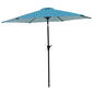 9ft. Hand Crank & Tilt Metal Patio Umbrella - image 1