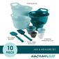 Rachael Ray 10pc. Mix & Measure Mixing Bowl Set - Light Blue/Teal - image 3