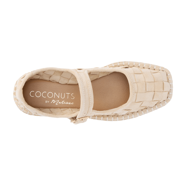 Womens Coconuts by Matisse Meg Mary Jane Woven Flats