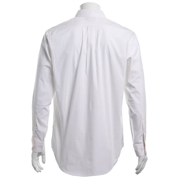 Mens Preswick & Moore® Regular Fit Stretch Dress Shirt - White