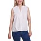 Womens NY Collection Sleeveless Airflow Dot Blouse with Foil - image 1