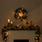 Northlight Pre-Lit Blue Spruce Artificial Christmas Wreath - image 5