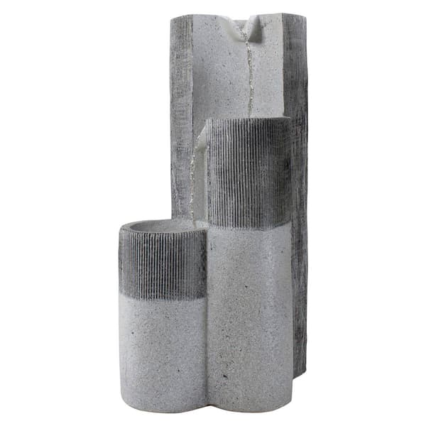 Northlight Seasonal 24in. Speckled Modern Style Rainfall Fountain - image 