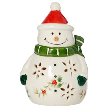 Pfaltzgraff® Winterberry Small LED Snowman - Boscov's