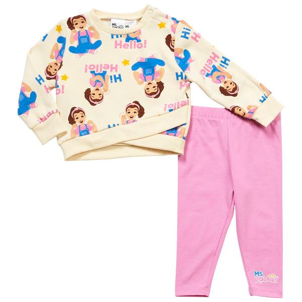 Baby Girl (12-24M) Ms. Rachel(tm) Sweatshirt & Leggings Set - image 