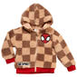 Toddler Boy Marvel Spider-Man Graphic Hooded Sherpa Jacket - image 1