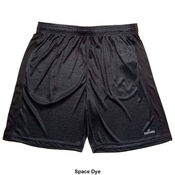 Mens Big &amp; Tall Spalding Crossover Space Dye Active Shorts