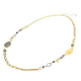 Ashley Cooper&#40;tm&#41; Gold-Tone Long Bead Necklace