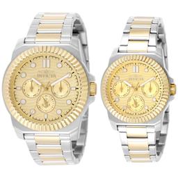 Womens Invicta Ocean Voyage Gold Dial Quartz Watch - 49258
