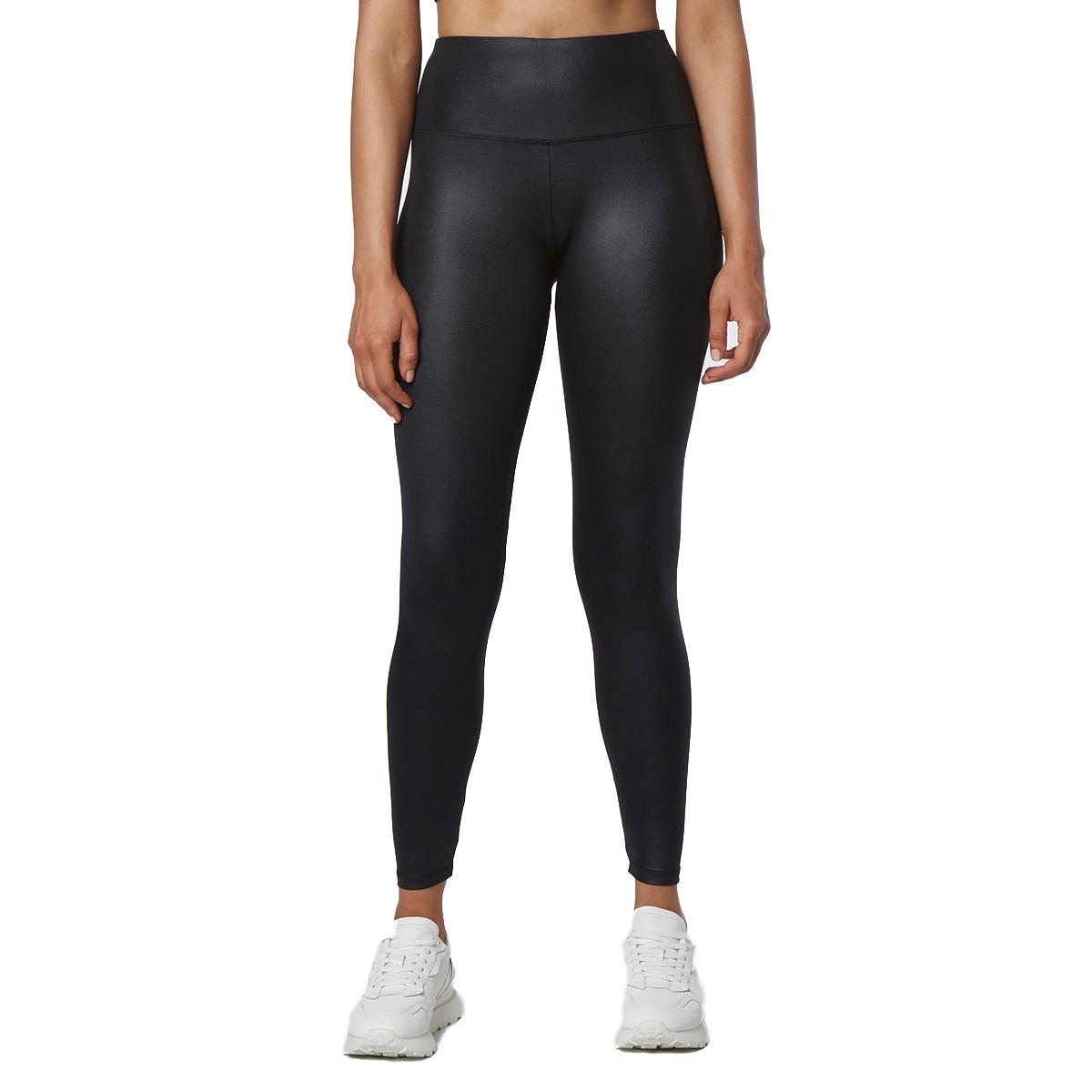 Womens Andrew Marc Sport Liquid Long High Rise Leggings