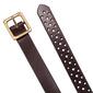 Womens Gloria Vanderbilt Perf Silver Square Buckle Belt - image 1
