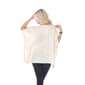 Womens White Mark Bird Print Poncho - image 2