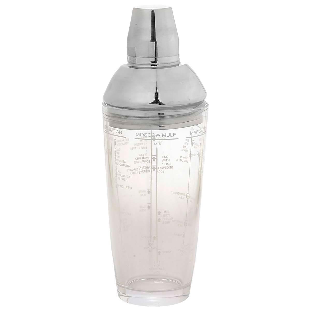 Bombay Recipe Cocktail Shaker with Stainless Steel Lid