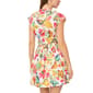 Womens Cece Cap Sleeve Floral Cotton Poplin Fit & Flare Dress - image 2