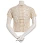 Juniors A. Byer Short Sleeve Open Crochet Henley Top w/ Collar - image 3