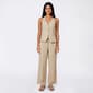 Juniors Hunter & Brown 2 Piece Halter Top and Wide Leg Pants Set - image 1