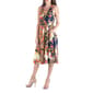 Womens 24/7 Comfort Apparel Floral Paisley Fit & Flare Dress - image 2