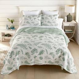 Donna Sharp Botantical Cotton Quilted Bedding Set