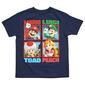 Boys &#40;8-20&#41; Mad Engine Mario Luigi Toad Peach Graphic Tee - image 1