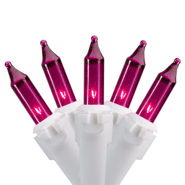 Northlight 3.5ft. 100ct. Purple Mini Icicle Christmas Lights