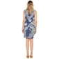 Womens Robbie Bee Sleeveless Floral Sarong Wrap Dress - image 2