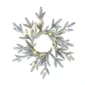 Kurt S. Adler 18in. Battery-Operated LED Flocked Pine Wreath - image 1
